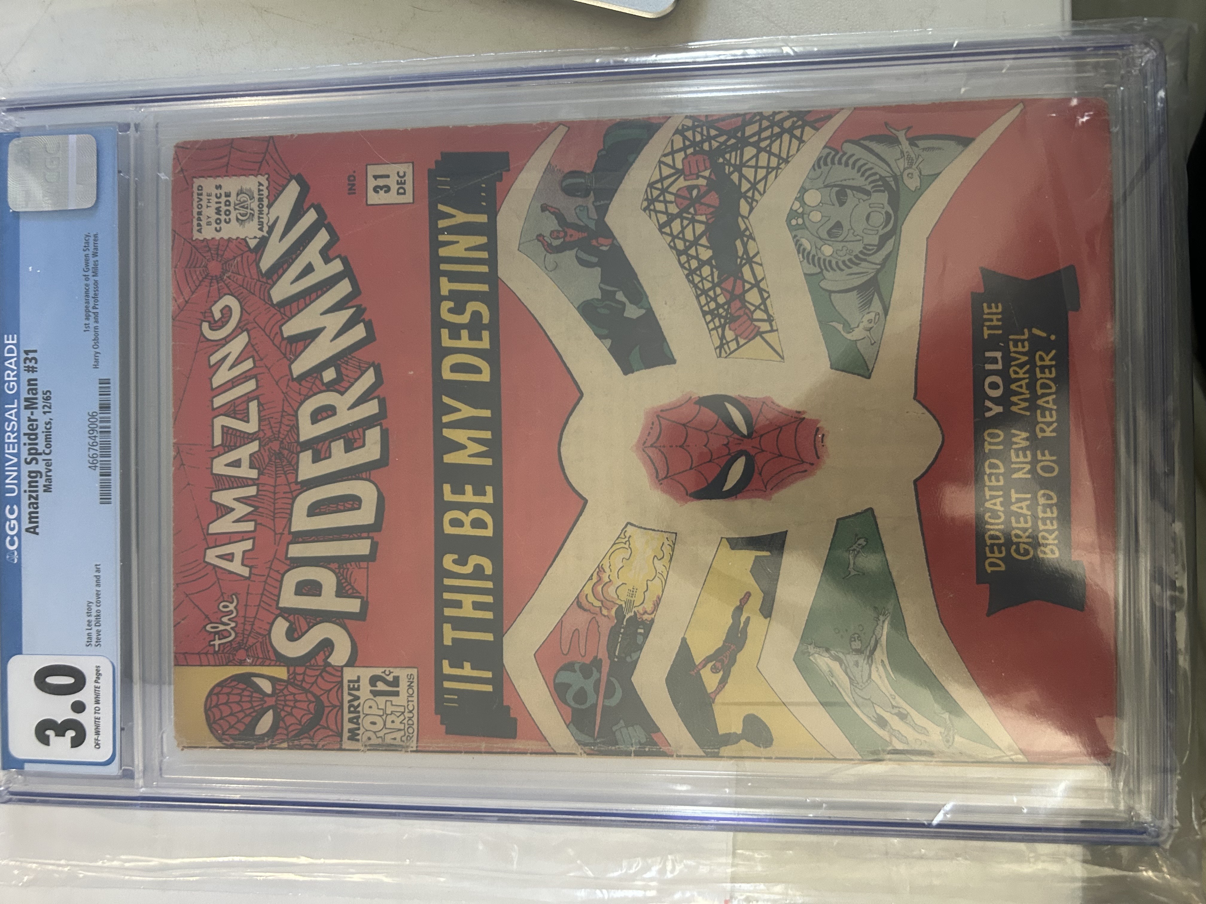 Amazing Spider-Man #31 CGC 3.0