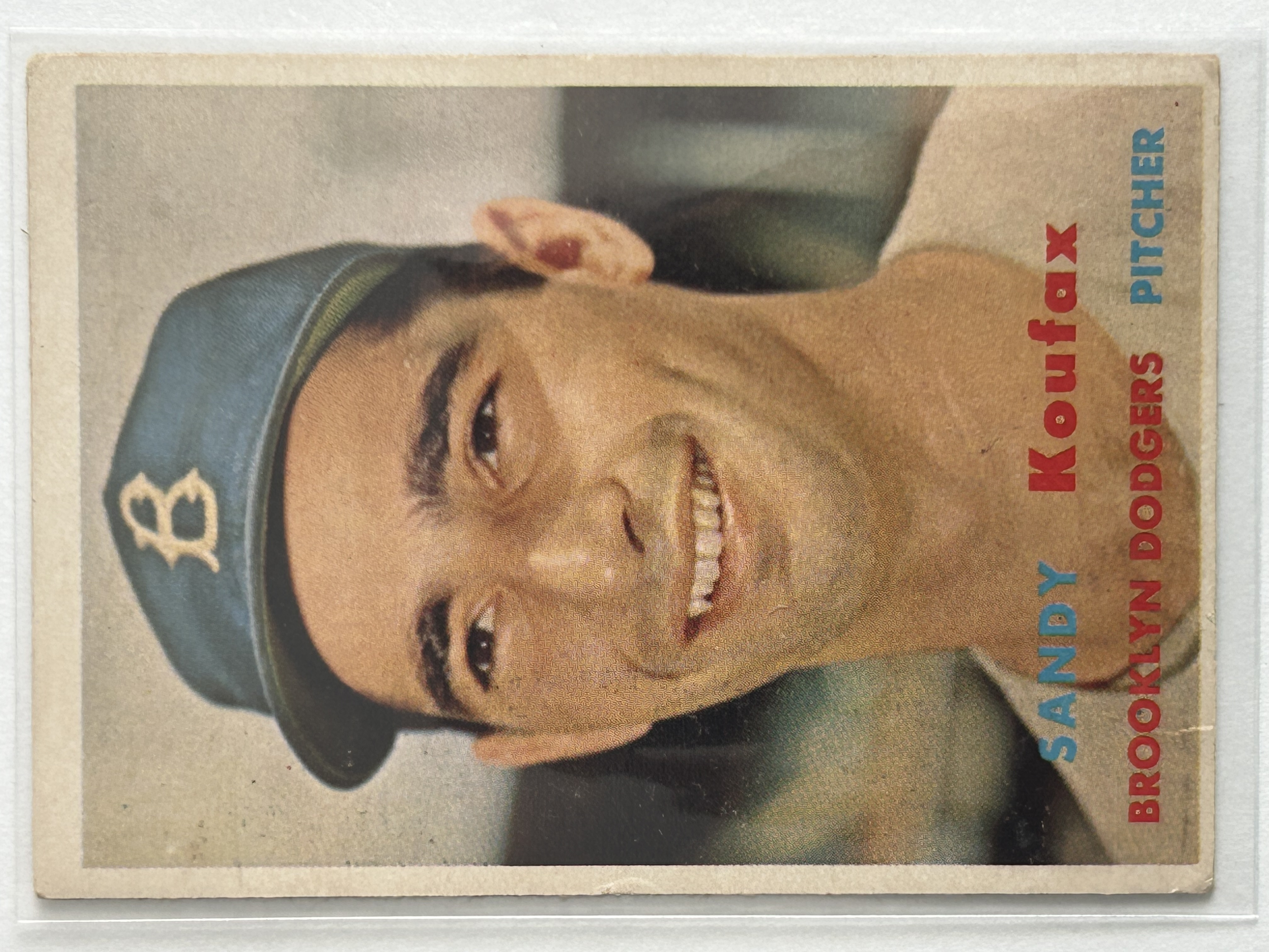 1957 TOPPS Sandy Koufax #302 NICE CARD