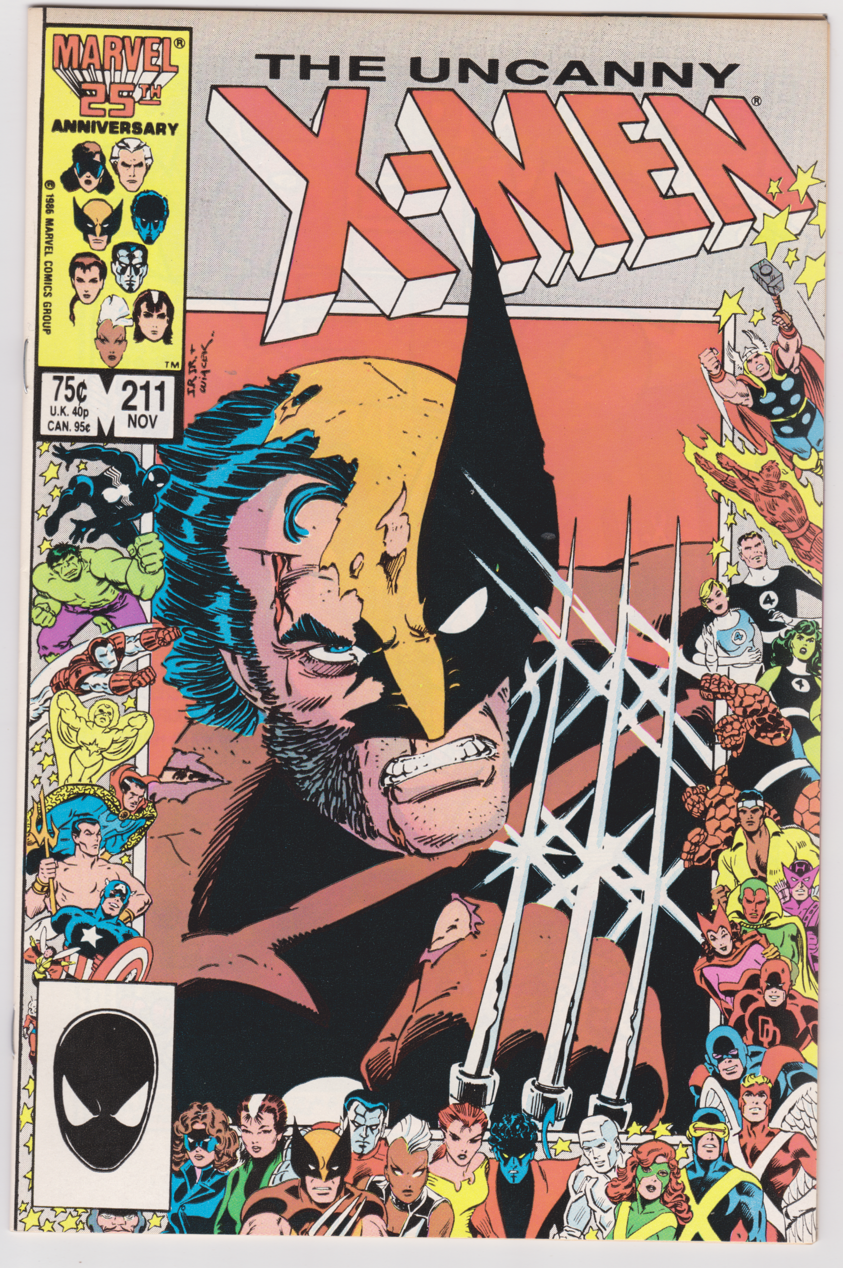 Uncanny X-Men #211 High grade